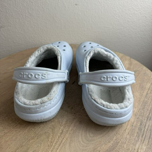 Crocs Classic Lined Clog Light Baby blue Womens‎ Size 6 Mens size 4 - Picture 4 of 8